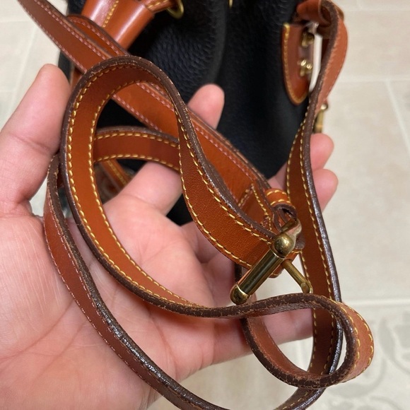 Dooney & Bourke Vintage Leather mini drawstring crossbody bucket bag - Picture 5 of 9